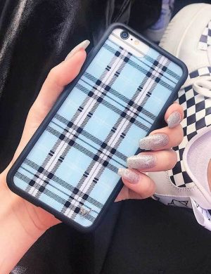 Plaid | Blue iPhone Case