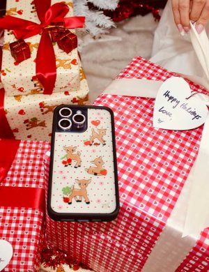 Red Glitter Heart Hangtag – Set of 10