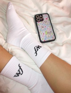 Wildflower Socks – White