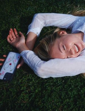 Lila Moss iPhone Case