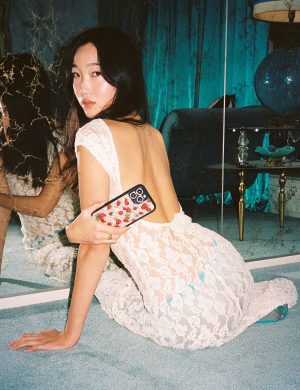 Raspberry Polka Dot iPhone Case