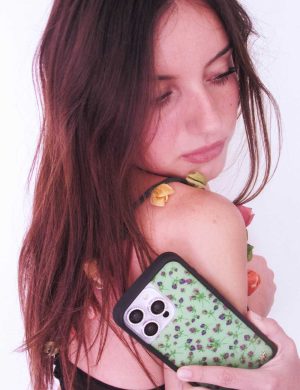 Purple Posie Rosie iPhone Case