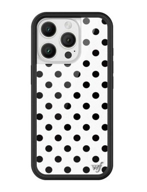 Polka Dot | White and Black iPhone Case