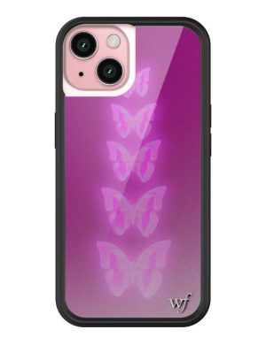 Neon Butterfly iPhone Case