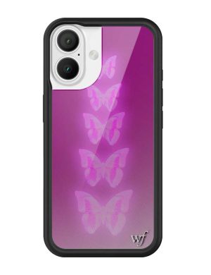 Neon Butterfly iPhone Case