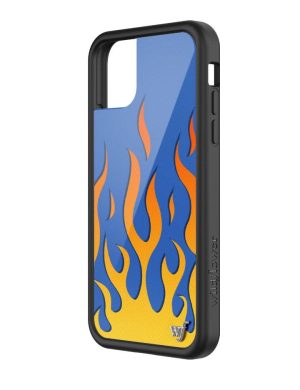 Flames | Blue iPhone Case
