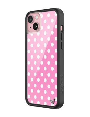 Pink Polka Dots iPhone Case