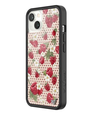 Raspberry Polka Dot iPhone Case