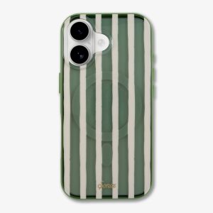 Abstract Stripe Sage MagSafe® Compatible iPhone Case