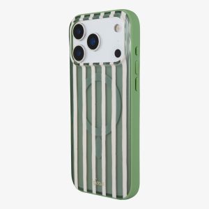 Abstract Stripe Sage MagSafe® Compatible iPhone Case