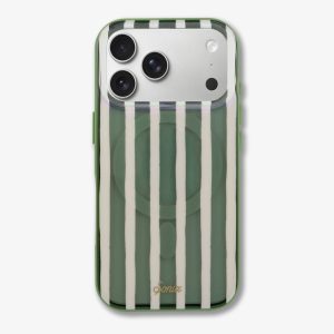 Abstract Stripe Sage MagSafe® Compatible iPhone Case