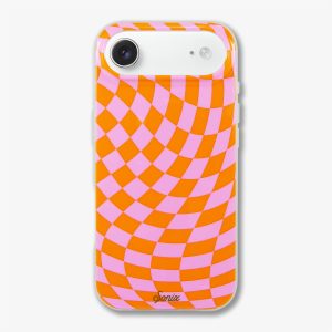 Checkmate Pink/Orange MagSafe® Compatible iPhone Case