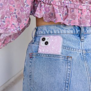 Pink Pearl Tort iPhone Case
